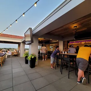 people sitting at the bar