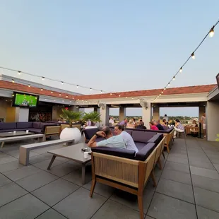 a man sitting on a couch