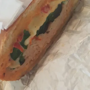 Smoked Turkey Spinach Panini
