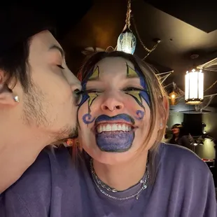 Mardi Gras themed birthday party!