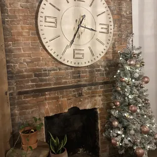 Two sided fireplace
