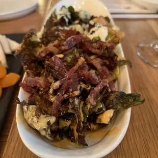 Brussel Sprouts (half and half toppings)