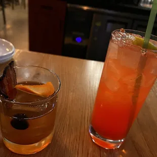 Smoky Maple and Boozy Cherry Limeade