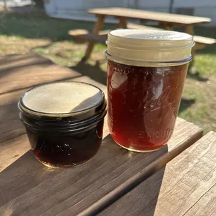 Just Smoked Wheat! (Stout) &amp; Bandit Bay Honeysuckle Red