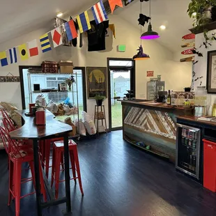 the inside of a brewery