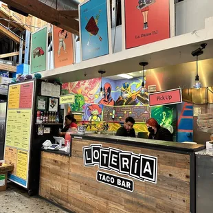 a man behind the counter