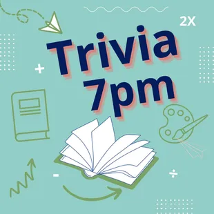 Trivia every Thursday 7pm