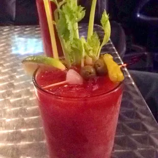 Bloody Mary on point