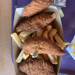 Gluten Free Chicken Tenders and Fries