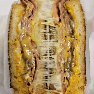 The Allan aka Mortadella Melt! Was gonna only eat half, but that didn't happen. Gone in no time!