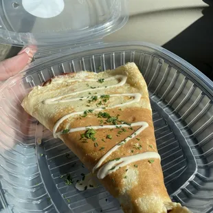 Ham and Cheese Crepe