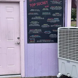 Not so secret menu