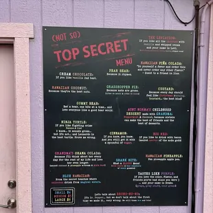 The &quot;not so&quot; top secret menu!