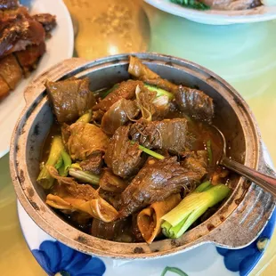 stewed beef brisket in casserole DELICIOUS！