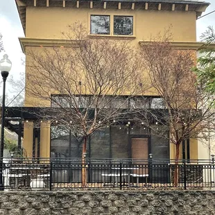 Side of the restaurant