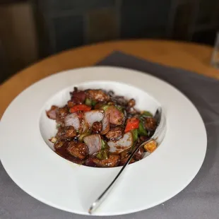 Pork Belly in Black BeanSauce