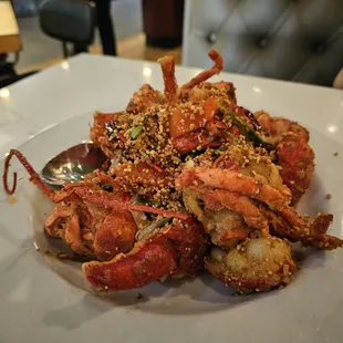Hong Kong style crispy garlic lobster