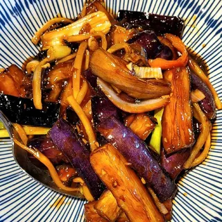 Spicy Garlic Eggplant