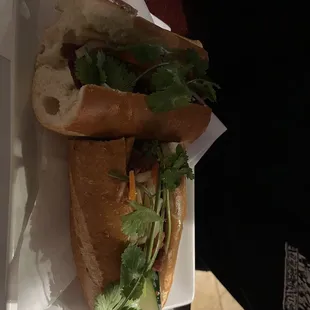 Pork bahn mi