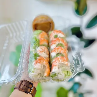 2. Two Pieces Shrimp Spring Rolls