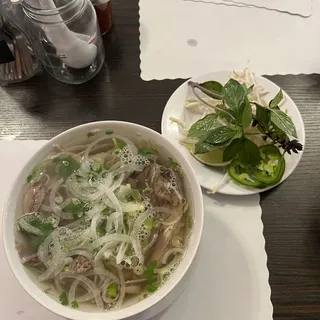 22. Rare Beef and Well Done Brisket Noodle Soup
