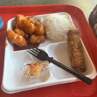 Orange Chicken Combo