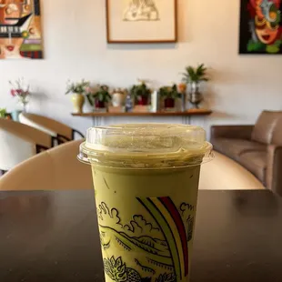 Matcha with Vanilla/Oat Milk