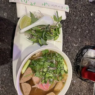 Combination beef pho