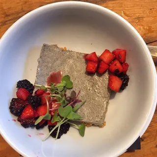 Miso Black Sesame Cheesecake