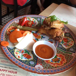 5 Spice Chicken Wings Lunch