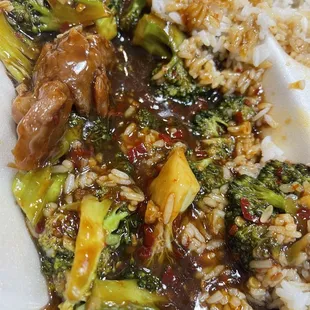 Beef With Garlic Sauce