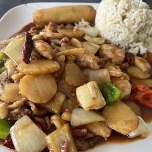 L24. Three Flavored Kung Pao Lunch Special
