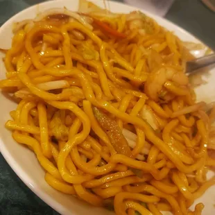 Shrimp lo mein