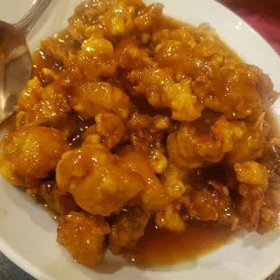 Crispy scallion chicken