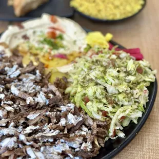 Lamb and Beef Shawerma plate