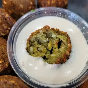 falafel ball inside