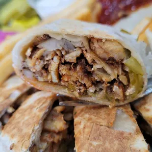 chicken shawerma (back home style) inside
