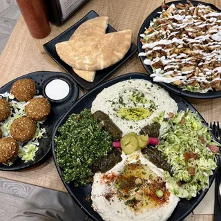 Falafel Veggie platter