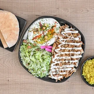 Chicken Shawerma plate