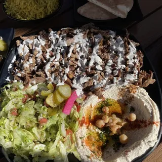 Lamb and Beef Shawerma plate
