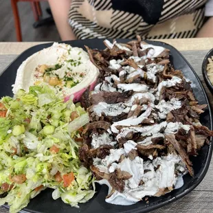 Lamb and Beef Shawerma plate