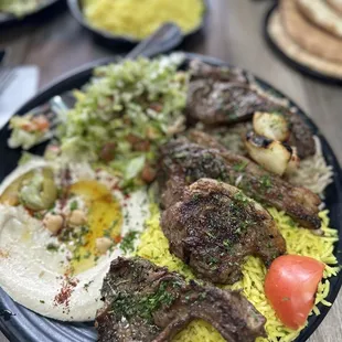 Lamb shank plate
