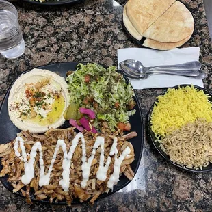 Chicken Shawerma plate