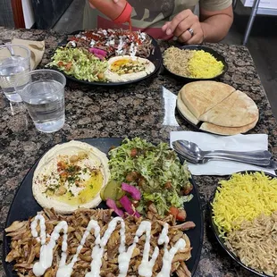 Chicken Shawerma plate