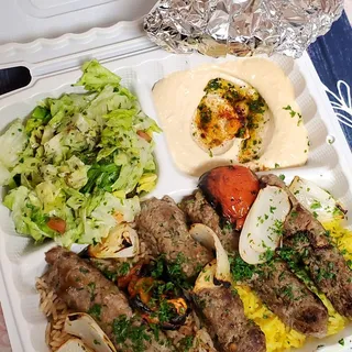 Lamb and Beef Shawerma plate