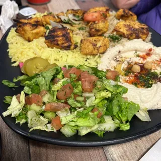 Chicken Kabob plate