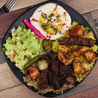 Mix Combo kabob plate