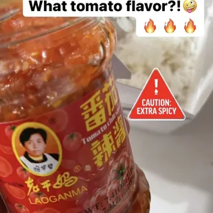Hot hot stuff and very garlicky