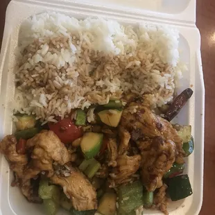 One chili for Kung Pao Chicken