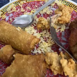 I devoured my meal...